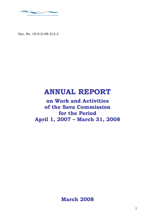 Annual report for FY 2007