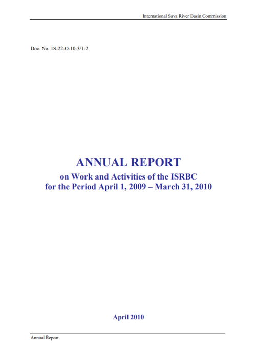 Annual report for FY 2009