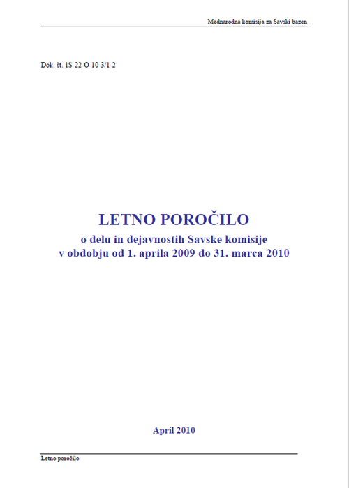 Letno poročilo za PL 2009